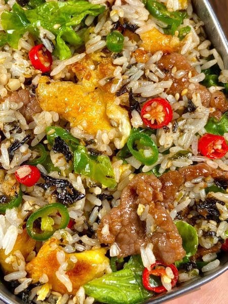 米饭這樣做，香香辣辣，健康又好吃