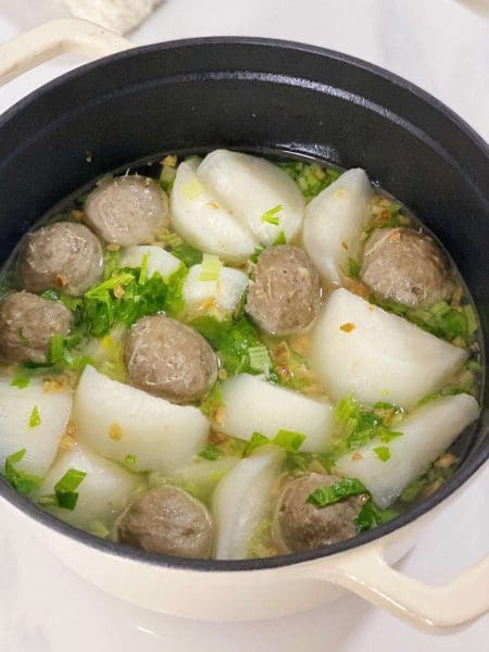 白萝卜汤這樣做，鲜甜好喝，營養美味