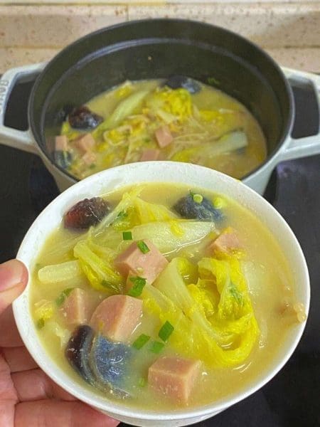 娃娃菜這樣做，這湯太鮮了，刮油又鲜美