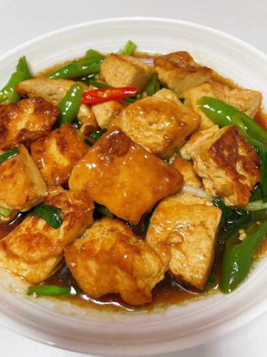家常香煎豆腐，超级下饭呀