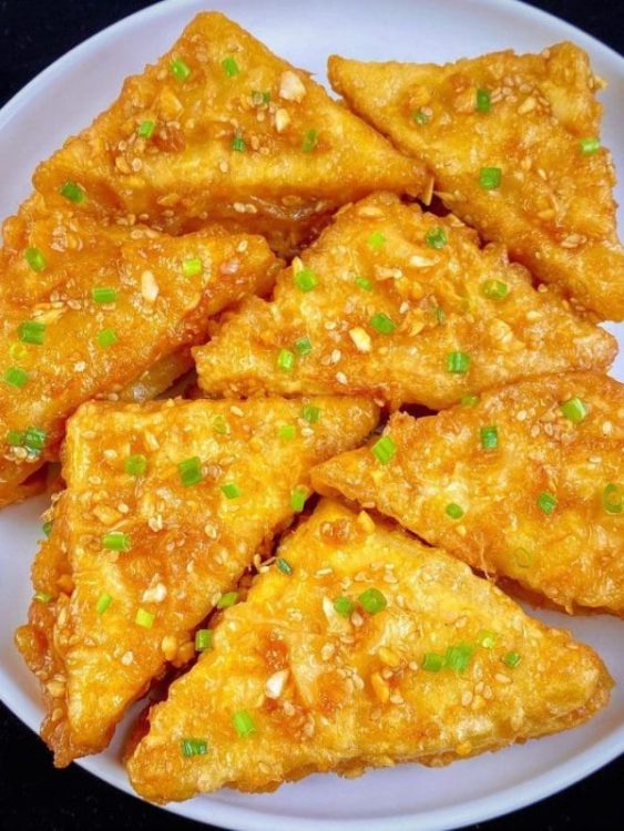 巨好吃的香煎脆皮豆腐，吃一次就上瘾❗️