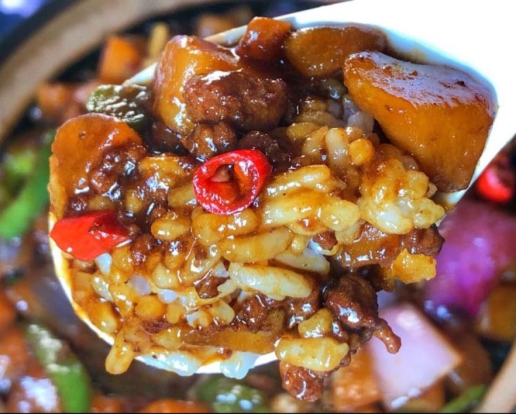 肉沫土豆饭