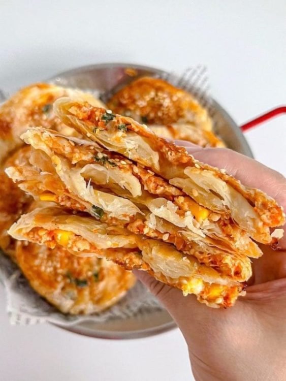 无需揉面，用手抓饼就能做！！