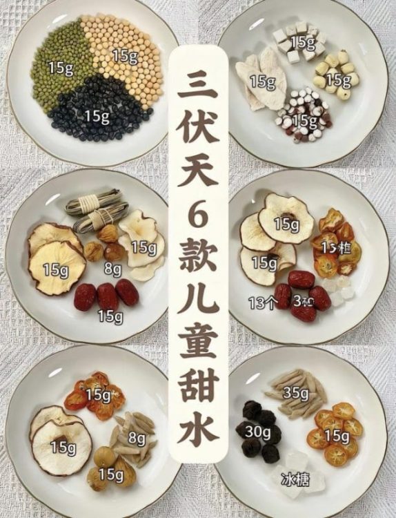 三伏天儿童甜甜水🥤清润护脾开胃！
